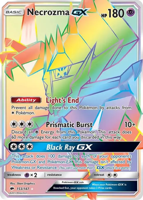Necrozma GX (Secret) card art