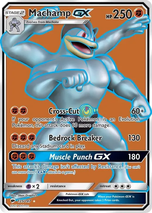 Machamp GX (Full Art) card art