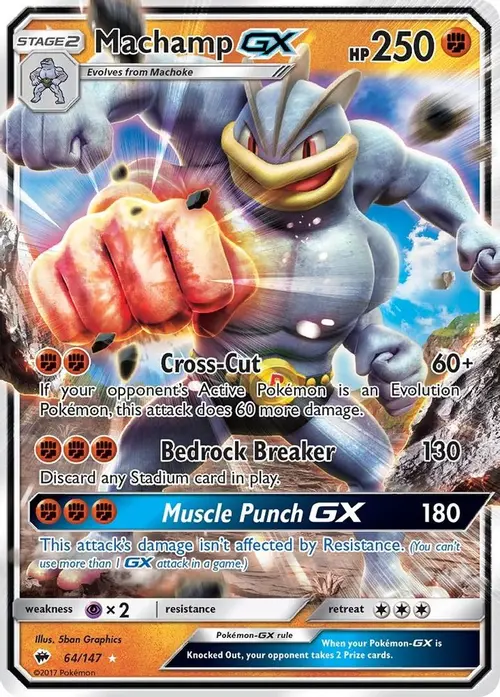 Machamp GX card art