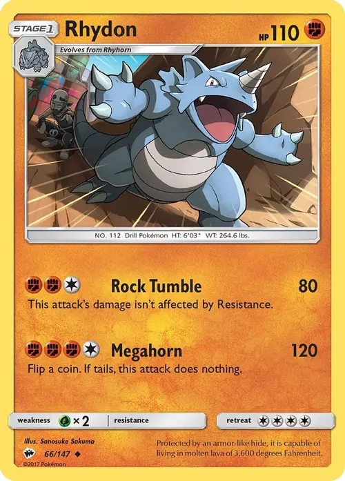 Rhydon card art