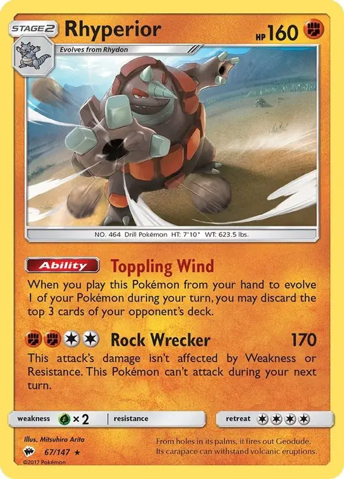 Rhyperior card art