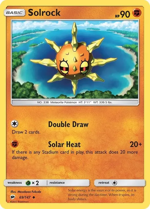 Solrock card art