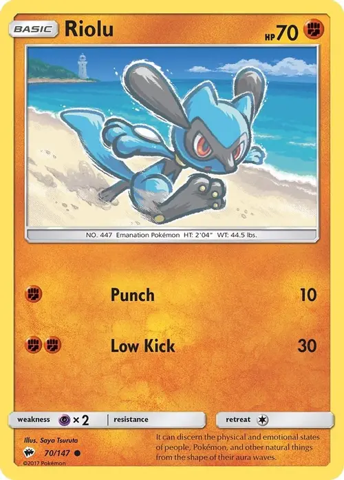 Riolu card art