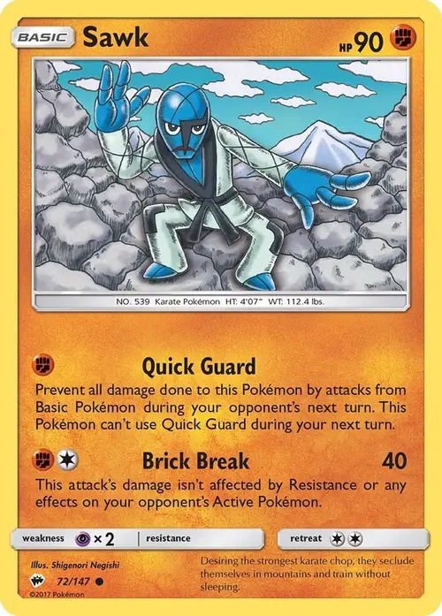 Sawk card art