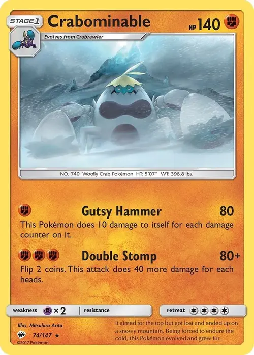 Crabominable card art