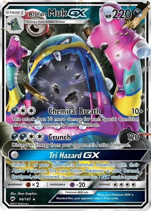 Alolan Muk GX card art