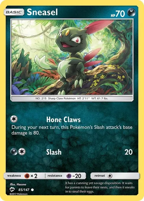 Sneasel card art