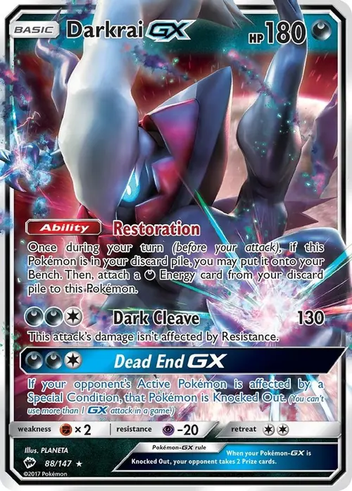 Darkrai GX card art