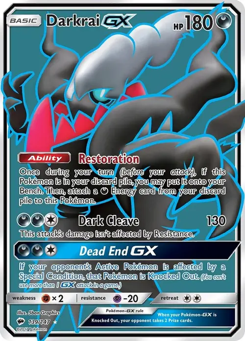 Darkrai GX (Full Art) card art