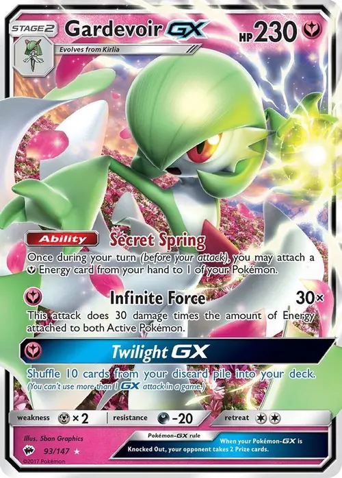 Gardevoir GX card art