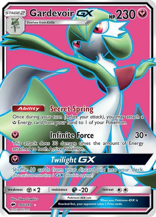 Gardevoir GX (Full Art) card art
