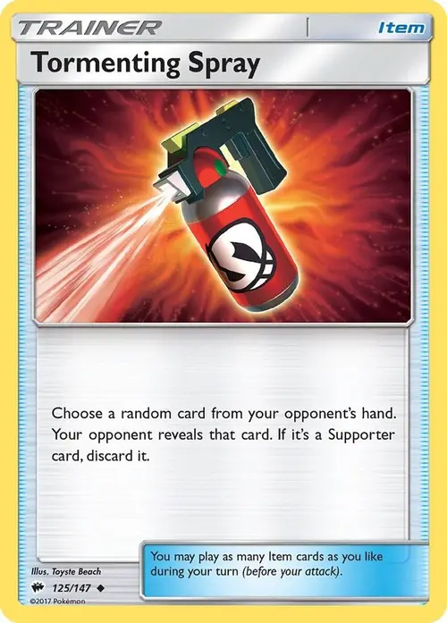 Tormenting Spray card art