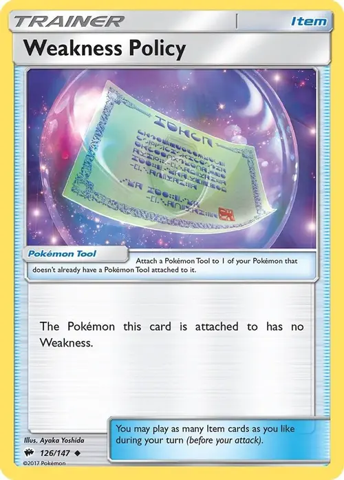 Weakness Policy card art