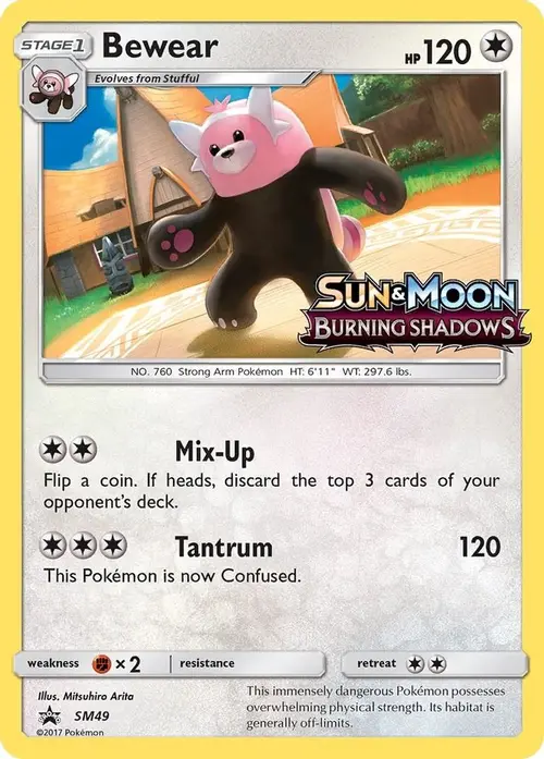 Bewear - SM49 (Prerelease) card art