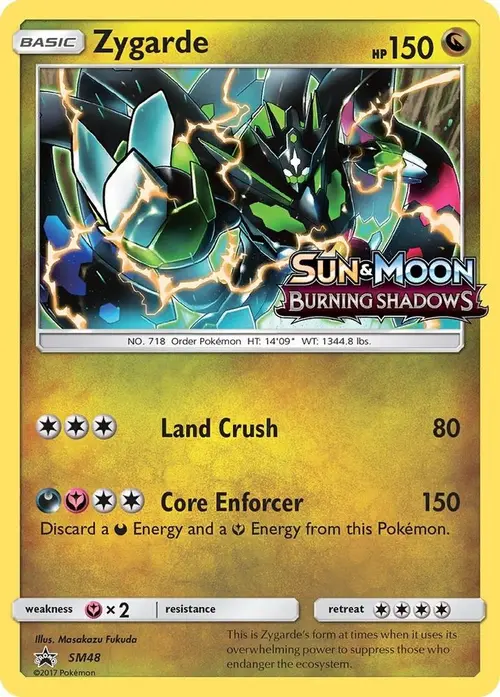 Zygarde - SM48 (Prerelease) card art