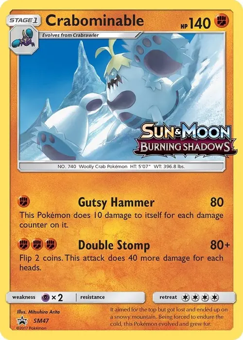 Crabominable - SM47 (Prerelease) card art