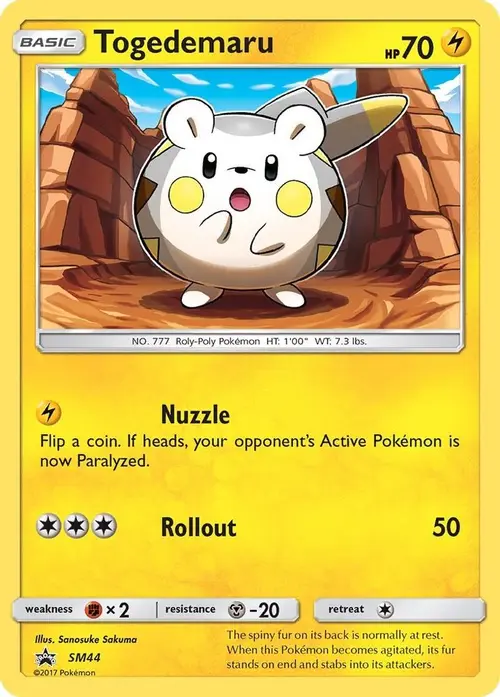 Togedemaru - SM44 card art