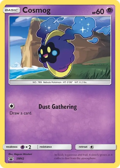 Cosmog - SM42 card art
