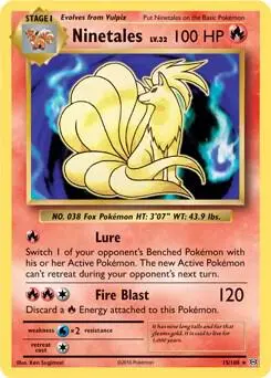Ninetales - 15/108 (XY Evolutions) (Non-Holo) card art