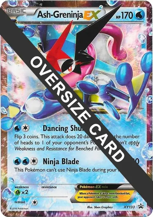 Ash-Greninja EX - XY133 (XY Black Star Promos) card art