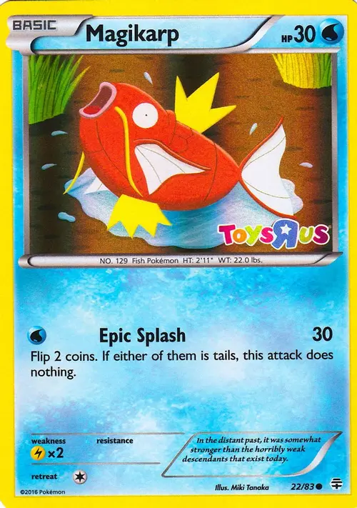 Magikarp - 22/83 (Toys R Us Promo) card art