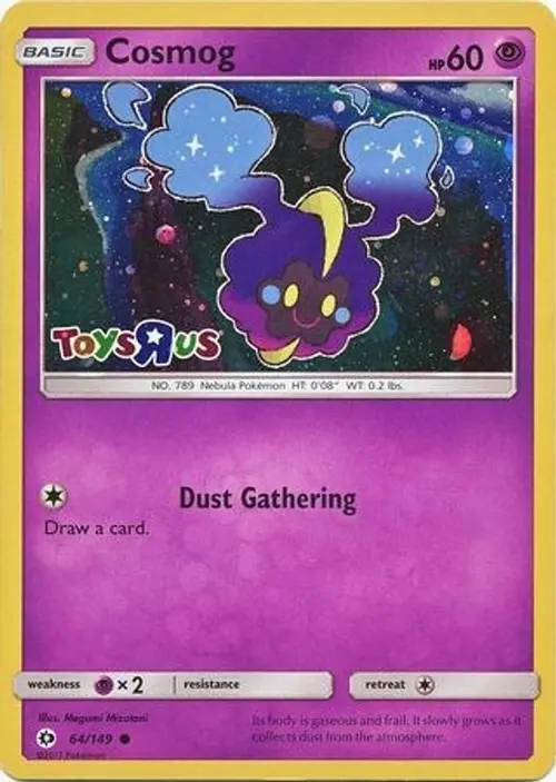Cosmog - 64/149 (Toys R Us Promo) card art