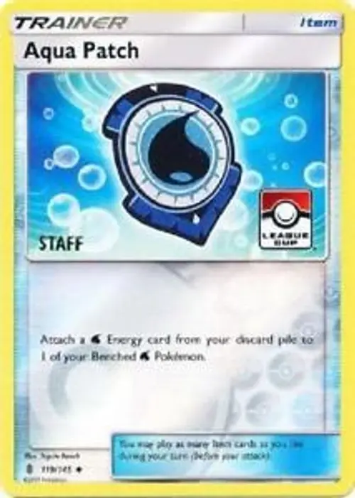 Aqua Patch - 119/145 (League Cup) [Staff] card art