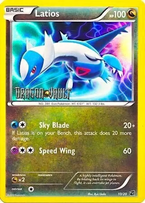 Latios - 10/20 (Dragon Vault) card art