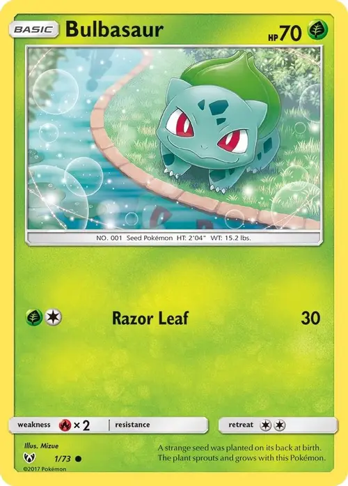 Bulbasaur card art