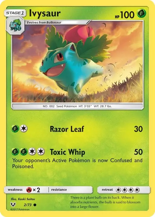 Ivysaur card art