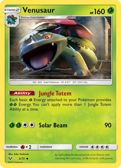 Venusaur card art