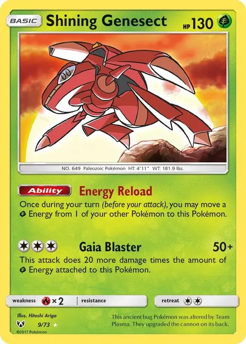 Shining Genesect card art