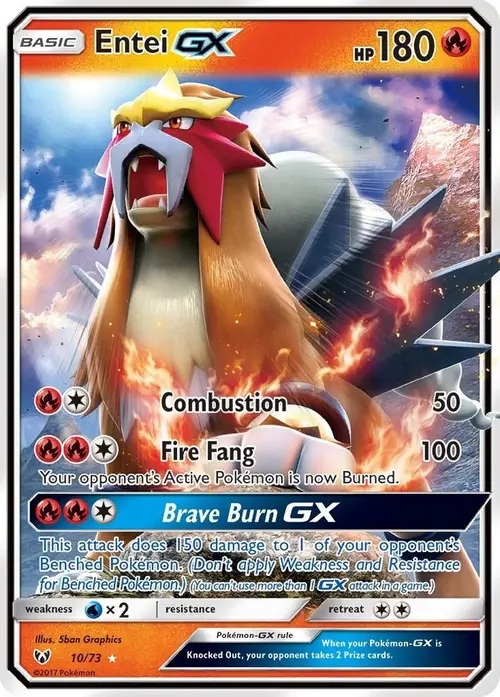 Entei GX card art