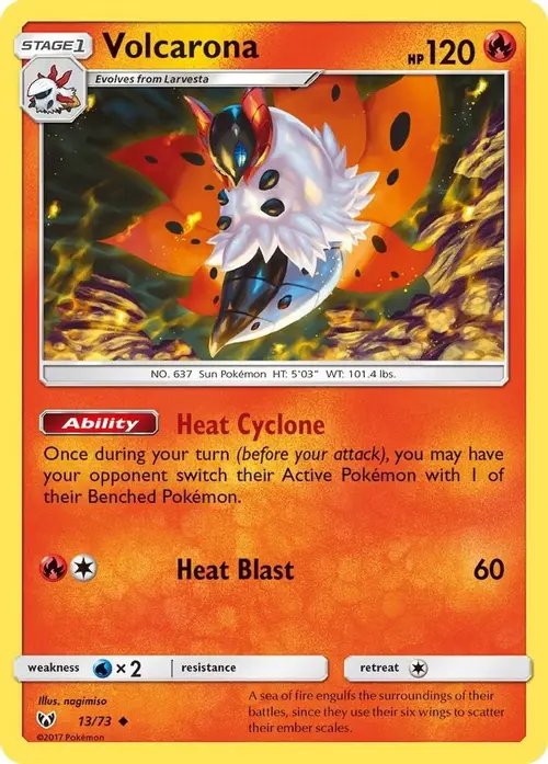 Volcarona card art