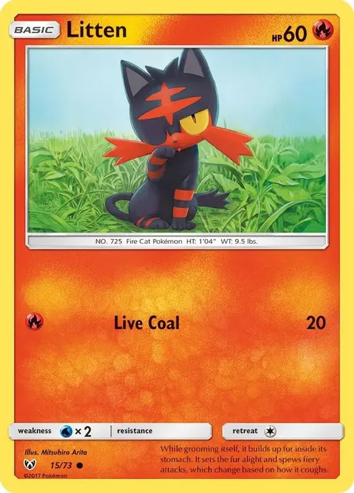 Litten card art