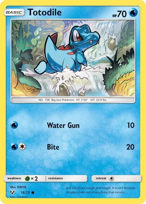 Totodile card art