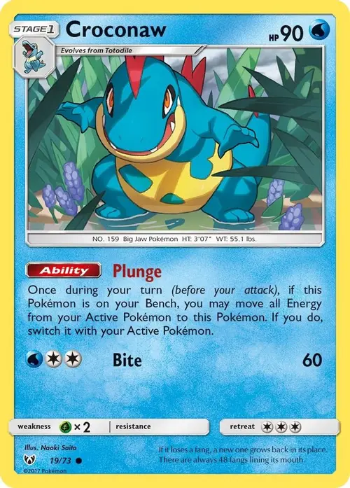 Croconaw card art