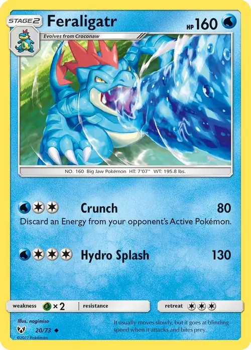 Feraligatr card art