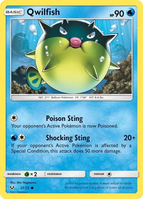 Qwilfish card art