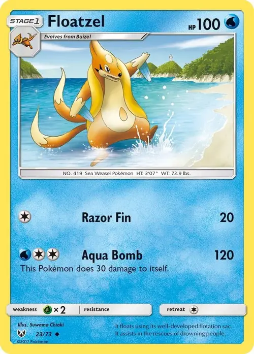 Floatzel card art