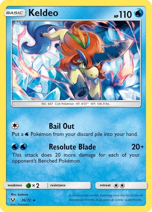 Keldeo card art