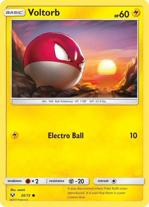 Voltorb card art