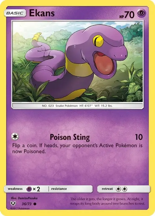 Ekans card art