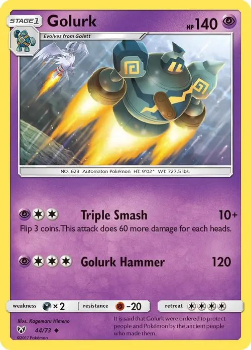 Golurk card art