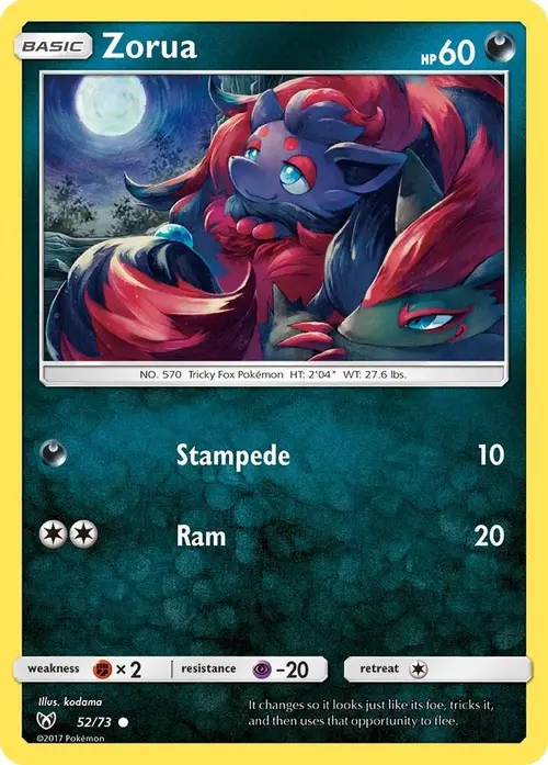 Zorua card art