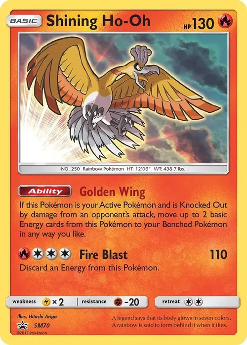 Shining Ho-Oh - SM70 card art