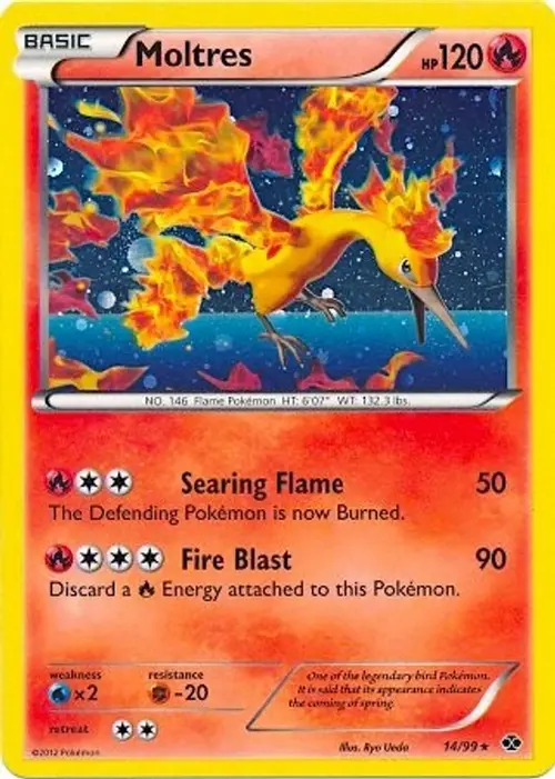 Moltres - 14/99 (Next Destinies) card art