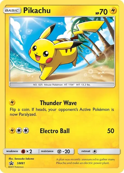 Pikachu - SM81 card art