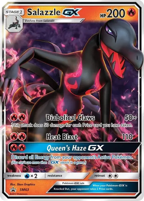 Salazzle GX - SM63 card art