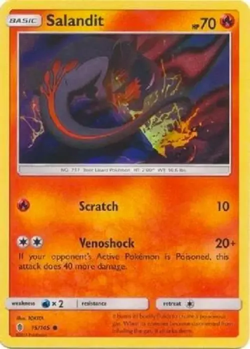 Salandit - 15/145 (Collection Promo) card art
